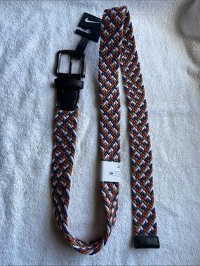 Nike Multicolor Elastic Braided Belt with Black Accents Size  L (38-40)